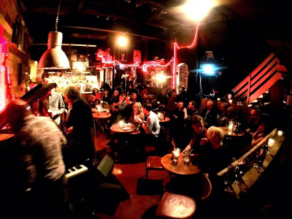 People in a bar